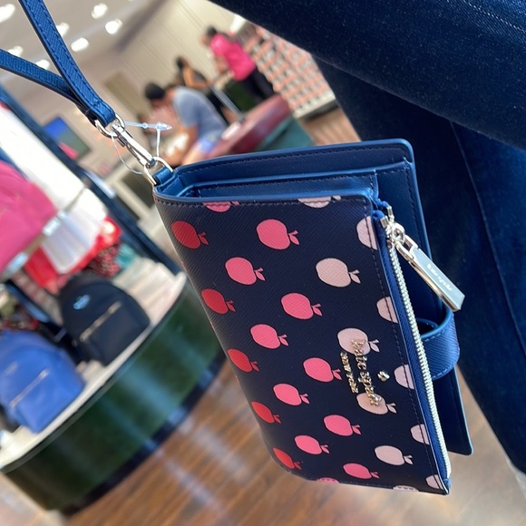 Kate Spade phone wallet Wristlet Orchard Degrade Multi - Picture 2 of 16